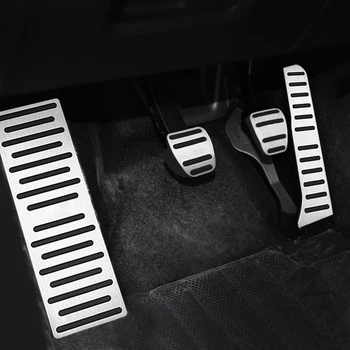 Car Accelerator Footrest Pedal Cover Accessories For Audi TT 8J A3 8P Q3 For Skoda Octavia 2 A5 Yeti Superb 2 Seat Leon 1P 1M