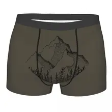 The Diamond Range Men Underwear Outdoors Mountains Hiking National Parks Boxer Briefs Shorts Panties Novelty Soft Underpants