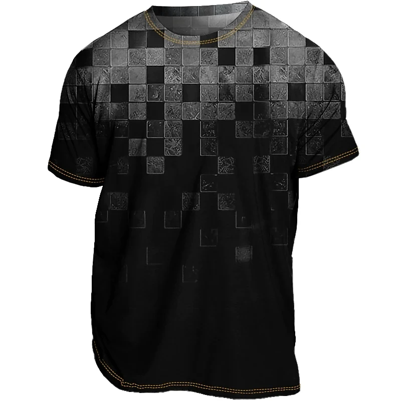Retro 3D Printed Men's T-shirt, Short Sleeved Striped Street Shirt, Large Harajuku Top, Casual Wear, Summer Comfortable Sweater
Retro 3D Printed Men's T-shirt, Short Sleeved Striped Street Shirt, Large Harajuku Top, Casual Wear, Summer Comfortable Sweater