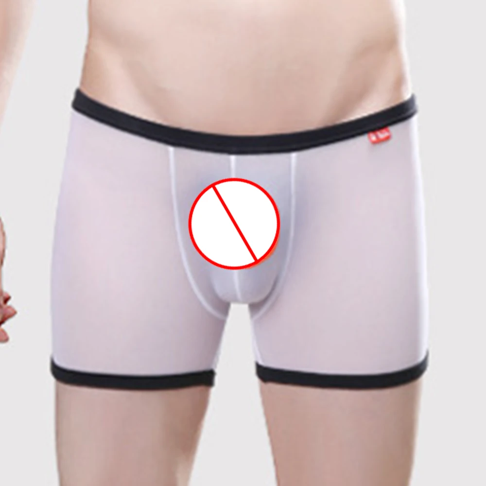 Sheer Long Boxer Short Men Sexy Seamless Underwear Transparent Seamless Panties See-through Patchwork Underpants Man
Sheer Long Boxer Short Men Sexy Seamless Underwear Transparent Seamless Panties See-through Patchwork Underpants Man
