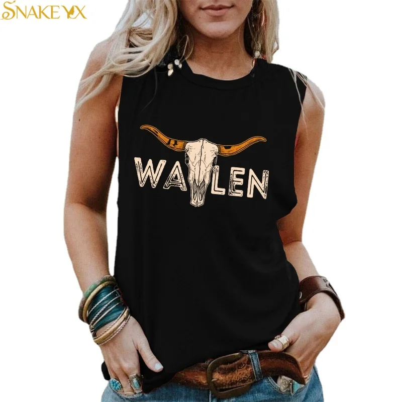 SNAKE YX Summer Women's Bull Tau English Pattern Print Sleeveless Racer Tank Top
SNAKE YX Summer Women's Bull Tau English Pattern Print Sleeveless Racer Tank Top
