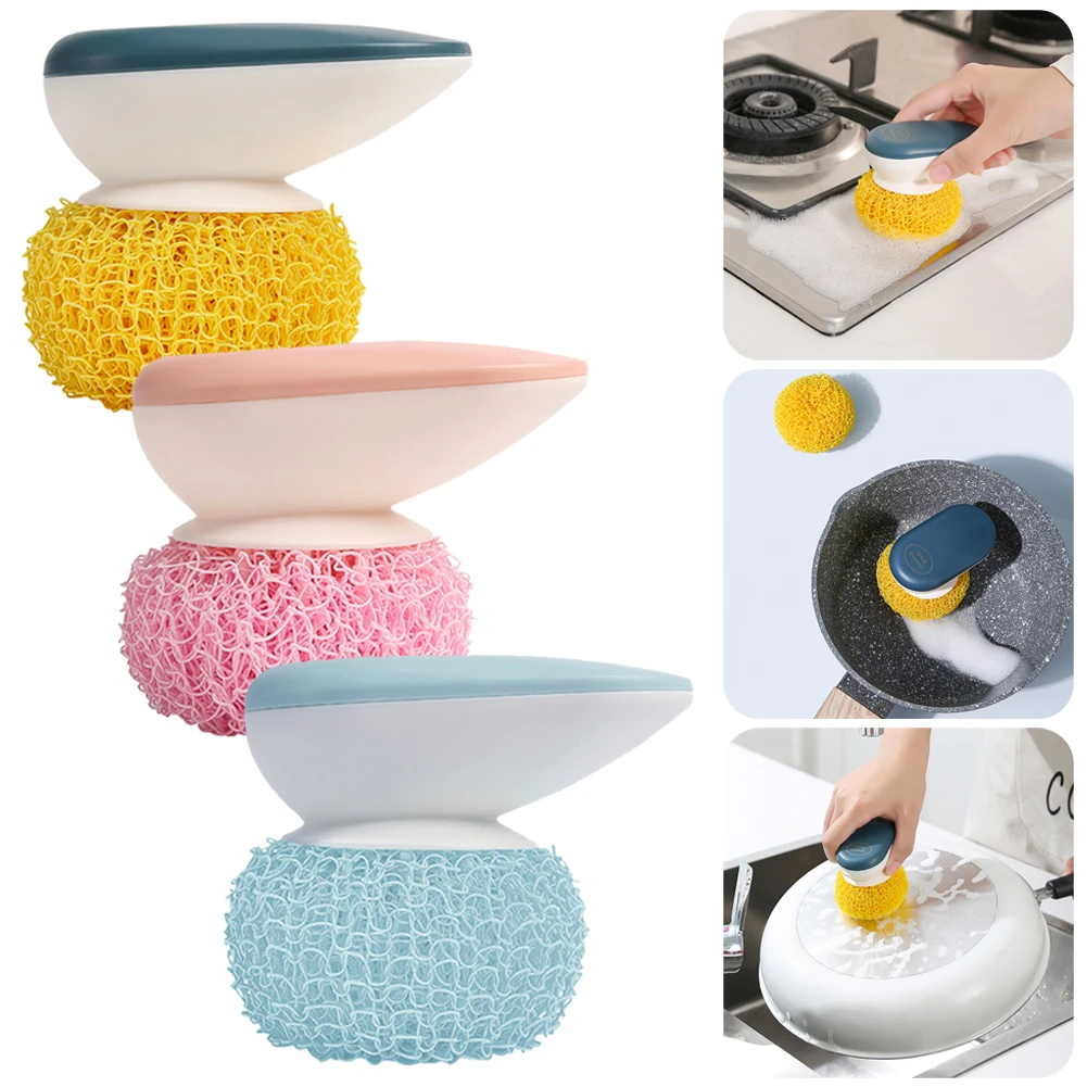 Fiber Mesh Scourer With Plastic Handle Scrub Pad Kitchen Cleaning Tool Non Scratch Oil Stain Cleaner For Dish Pot Stovetop
Fiber Mesh Scourer With Plastic Handle Scrub Pad Kitchen Cleaning Tool Non Scratch Oil Stain Cleaner For Dish Pot Stovetop