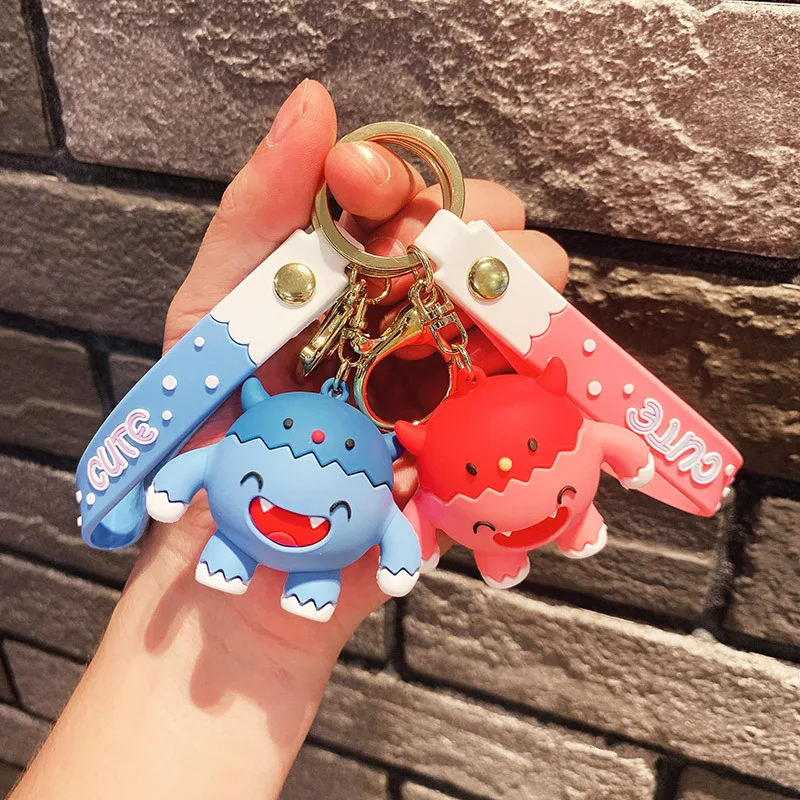 Cartoon Blue Pink Little Monster Keychain Kawaii Girls' Backpack Decoration Children's Festival Small Gift Jewelry Key Chain
Cartoon Blue Pink Little Monster Keychain Kawaii Girls' Backpack Decoration Children's Festival Small Gift Jewelry Key Chain