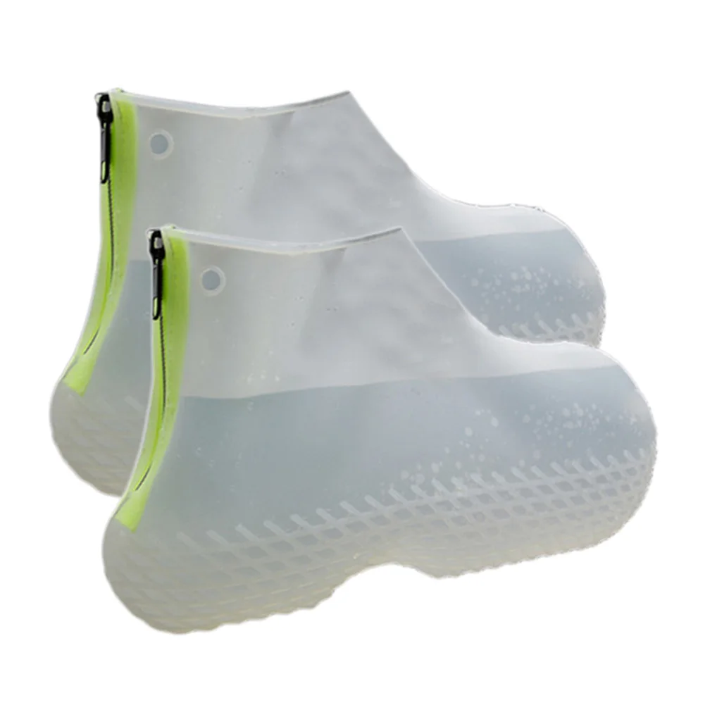 1pair Foldable For Rain Outdoor Reusable Shoe Covers Cycling With Zipper Protectors Soft Non Slip Portable Waterproof Silicone
1pair Foldable For Rain Outdoor Reusable Shoe Covers Cycling With Zipper Protectors Soft Non Slip Portable Waterproof Silicone