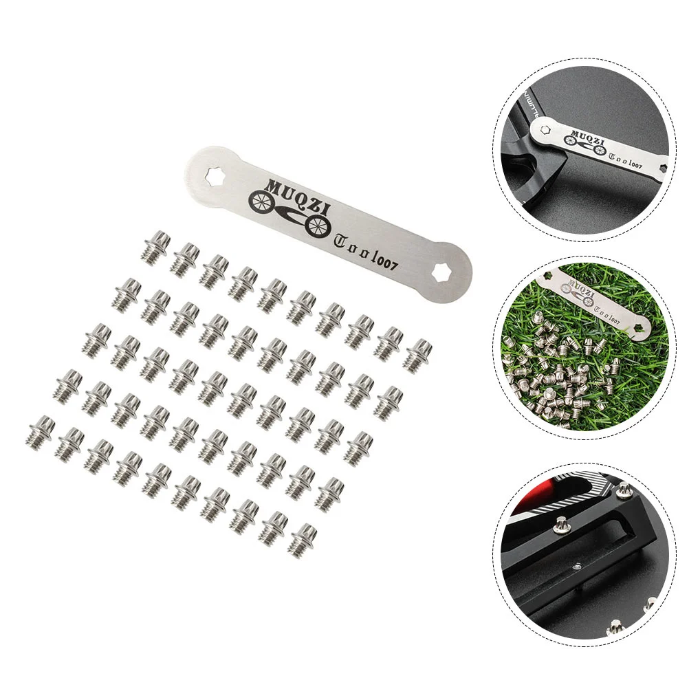 1 Set Durable Multipurpose Portable Practical Rustproof Bike Pedal Screws Bike Anti Skid Nails Anti Skid Nails
1 Set Durable Multipurpose Portable Practical Rustproof Bike Pedal Screws Bike Anti Skid Nails Anti Skid Nails