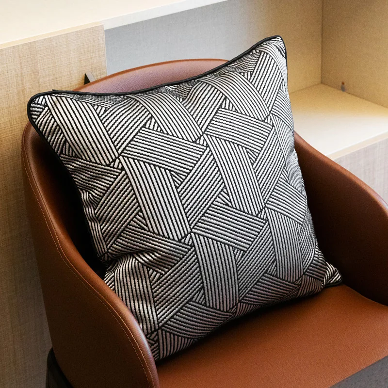 DUNXDECO Modern Classical Black 3D Geometric Luxury American Style Cushion Cover Decorative Pillow Case Sofa Chair Coussin
DUNXDECO Modern Classical Black 3D Geometric Luxury American Style Cushion Cover Decorative Pillow Case Sofa Chair Coussin