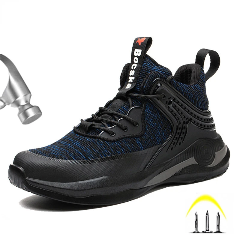 New Work Safety Shoes For Men Wear Resistance Protect Safety Shoes Steel Toe Soft Light Work Boots For Outdoor Work Elastic
New Work Safety Shoes For Men Wear Resistance Protect Safety Shoes Steel Toe Soft Light Work Boots For Outdoor Work Elastic