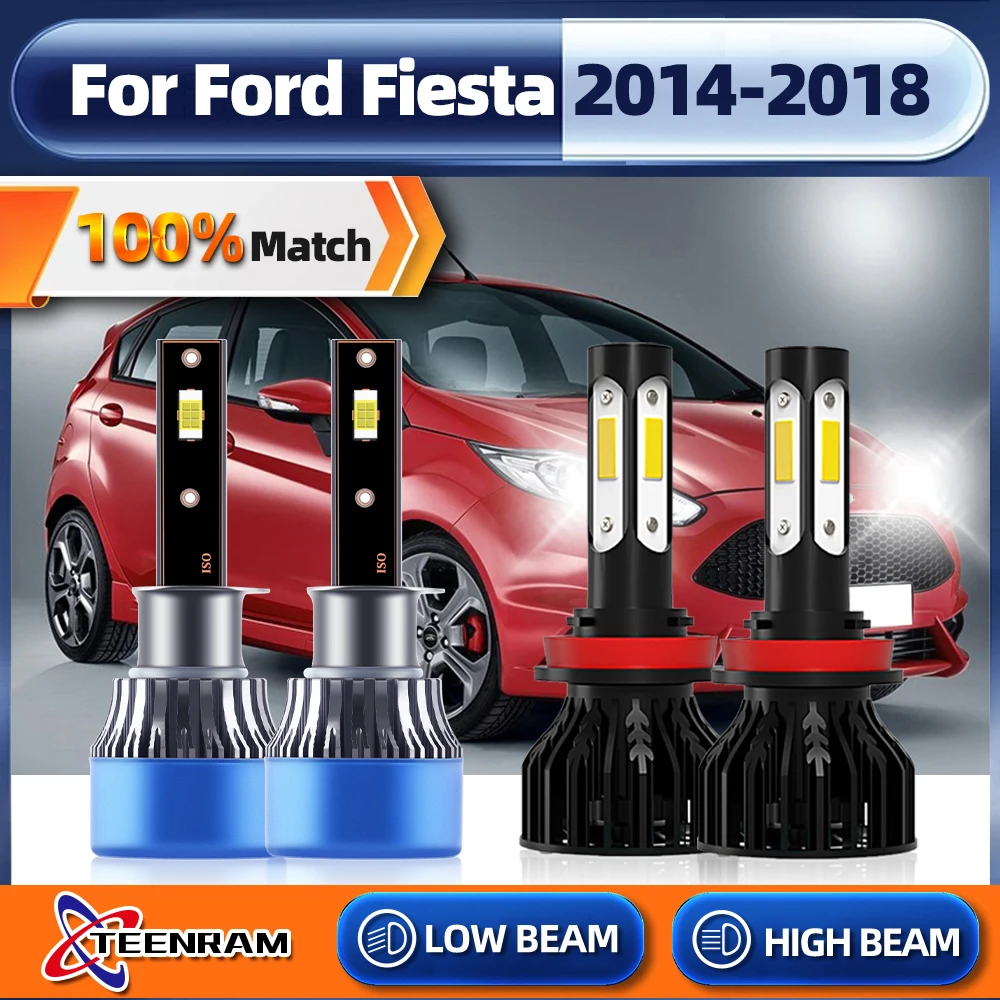 

Canbus LED Headlight Bulbs 12V 6000K Car LED Headlamps Bulbs 240W 40000LM Turbo Lamp For Ford Fiesta 2014 2015 2016 2017 2018
