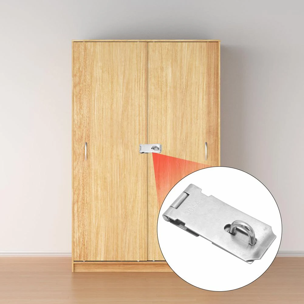 1 Pc Cabinet Lock Padlock Lock Suspender Stainless Steel Lock Latch For Home Furniture Door Drawer Box Lock Decorative Hardware
1 Pc Cabinet Lock Padlock Lock Suspender Stainless Steel Lock Latch For Home Furniture Door Drawer Box Lock Decorative Hardware