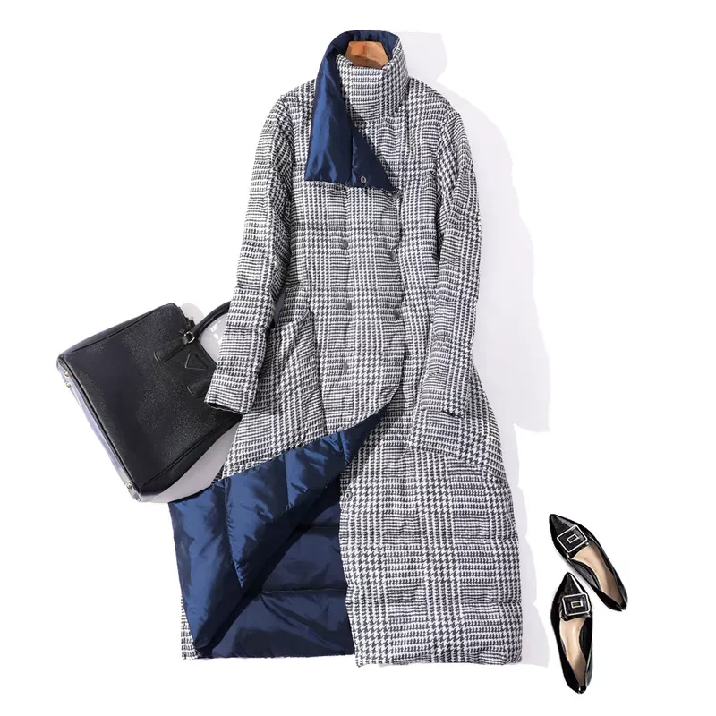 New2022 2022 Double Side Women's Winter Jacket Fashion Long Double-breasted Down Coat Female White Duck Down Parka Snow Outw
New2022 2022 Double Side Women's Winter Jacket Fashion Long Double-breasted Down Coat Female White Duck Down Parka Snow Outw