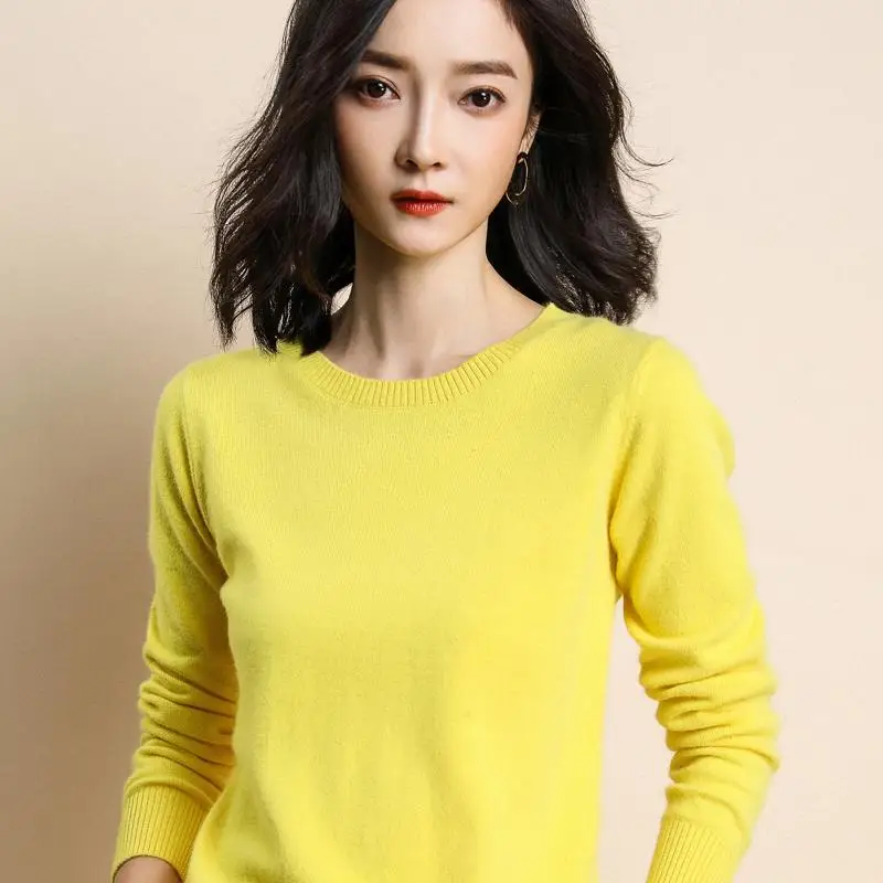 2022 Spring Autumn Women Pullover Female Knitted Sweaters Solid Concise O Neck Elasticity Elegant Office Lady Casual Tops
2022 Spring Autumn Women Pullover Female Knitted Sweaters Solid Concise O Neck Elasticity Elegant Office Lady Casual Tops