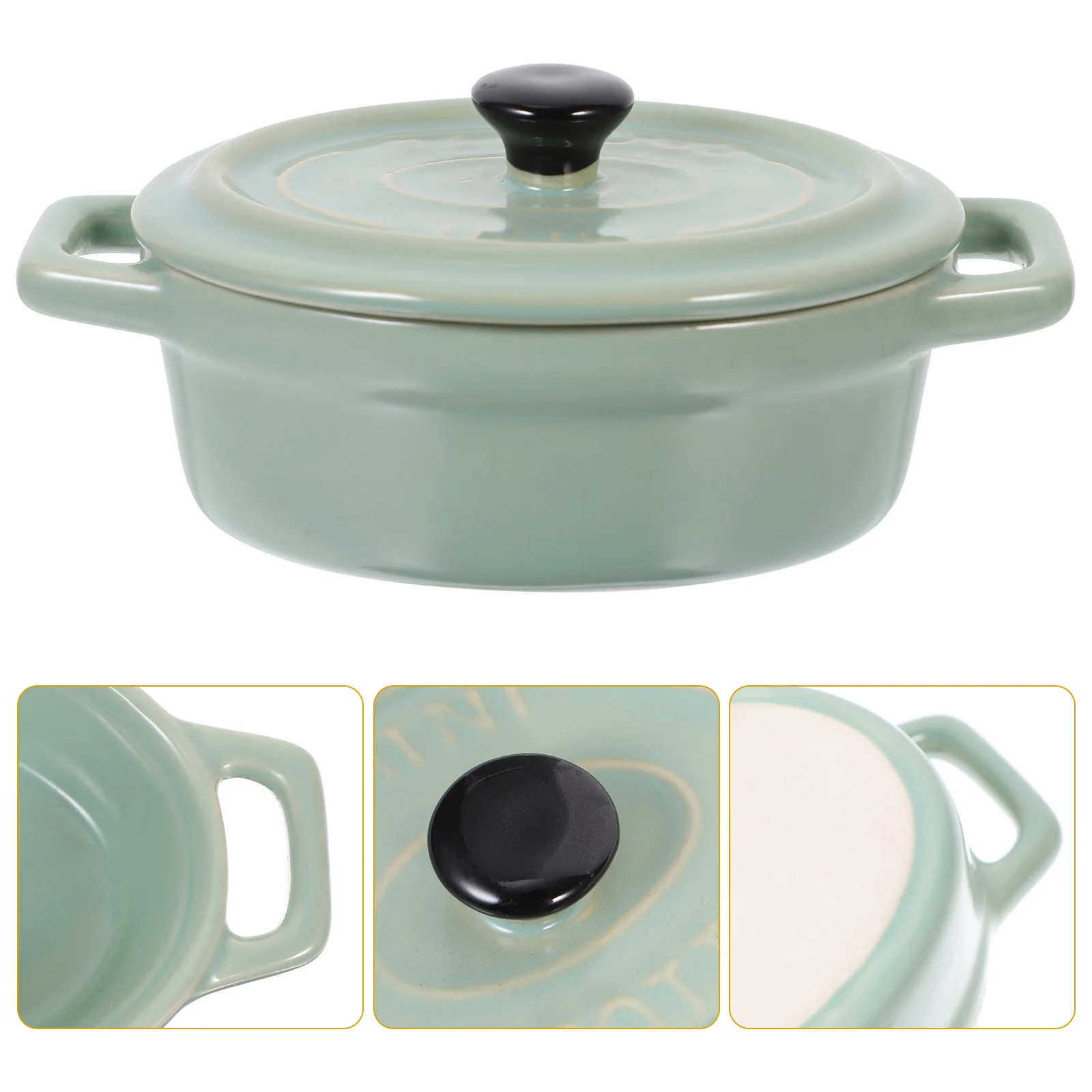 Ceramic Bowls Oven Safe Bowls Home Ceramic Dinnerware Soup Bowl Double Ears Baking Bowl with Lid for Microwave Oven Safe Use
Ceramic Bowls Oven Safe Bowls Home Ceramic Dinnerware Soup Bowl Double Ears Baking Bowl with Lid for Microwave Oven Safe Use