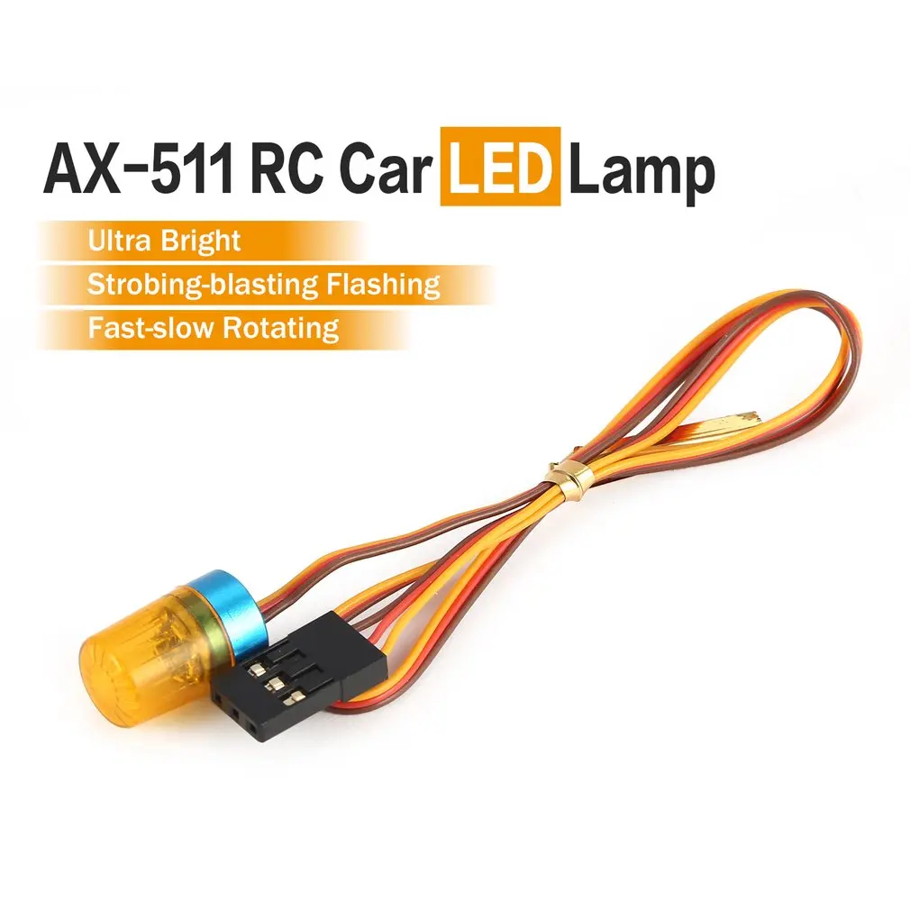 AX-511 Circular Ultra Bright LED Light Strobing-blasting Flashing Fast-slow Rotating Mode RC Police Firefighting Ambulance Car
AX-511 Circular Ultra Bright LED Light Strobing-blasting Flashing Fast-slow Rotating Mode RC Police Firefighting Ambulance Car