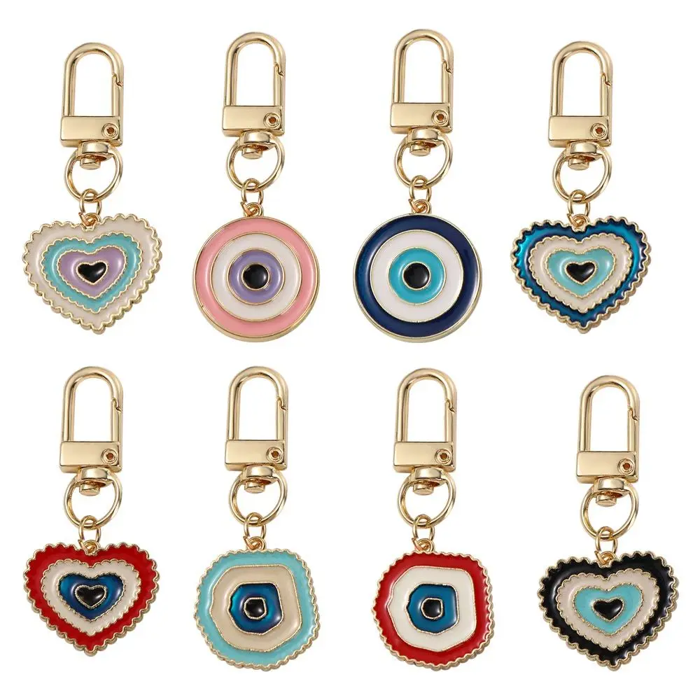 Accessories Ornaments Amulet Boho Jewelry Handbag Charms Irregular Heart Keyring Blue Eye Key Chain Evil Eye Keychain 
Accessories Ornaments Amulet Boho Jewelry Handbag Charms Irregular Heart Keyring Blue Eye Key Chain Evil Eye Keychain