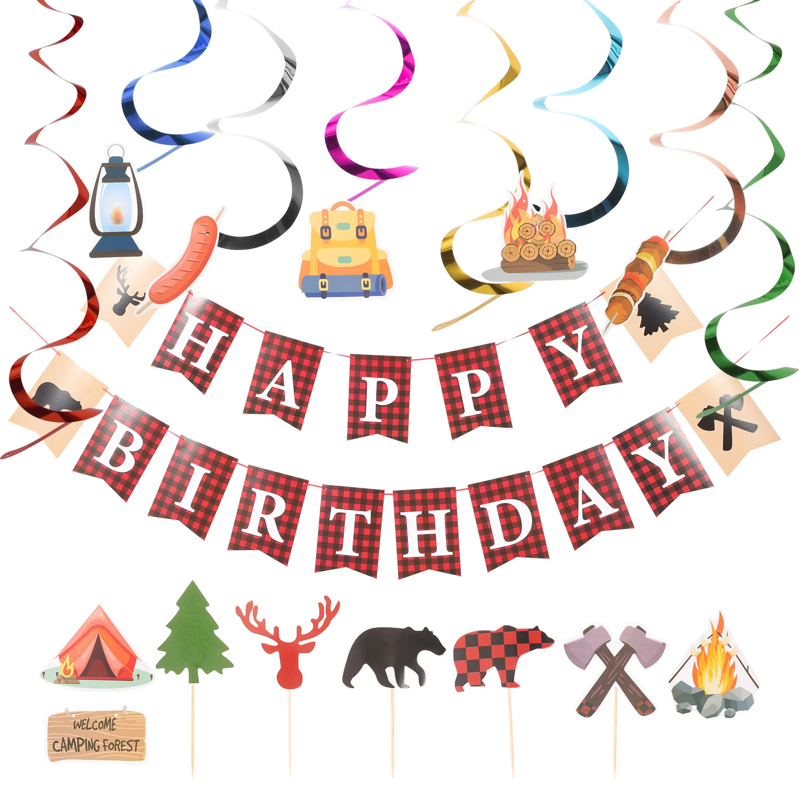 BBQ Party Decorations Picnic Happy Birthday Garland Banner Sign Cake Paper Cup Supplies
BBQ Party Decorations Picnic Happy Birthday Garland Banner Sign Cake Paper Cup Supplies