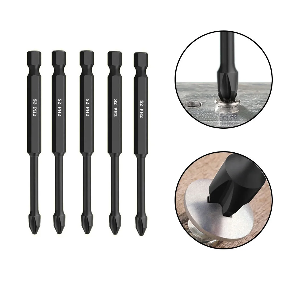 5PCS Magnetic Batch Head 90mm PH2 Cross Electric Screwdriver Impact Drill Bit Anti Non-slip Screwdriver Drill Hand Tools
5PCS Magnetic Batch Head 90mm PH2 Cross Electric Screwdriver Impact Drill Bit Anti Non-slip Screwdriver Drill Hand Tools