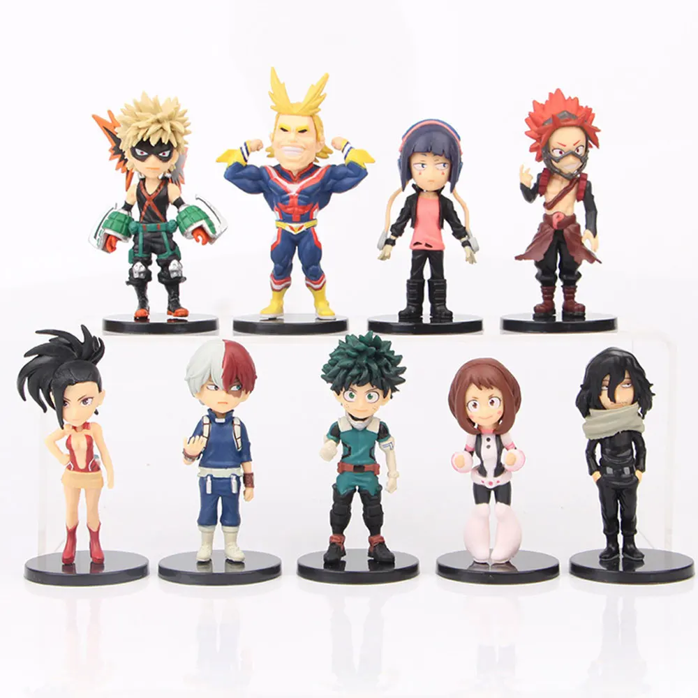 9 Pcs/Set Anime My Hero Academia Mini Figure Ochaco Uraraka All Might Todoroki Shoto Figurine PVC Doll Toy Gift Ornaments 8cm
9 Pcs/Set Anime My Hero Academia Mini Figure Ochaco Uraraka All Might Todoroki Shoto Figurine PVC Doll Toy Gift Ornaments 8cm