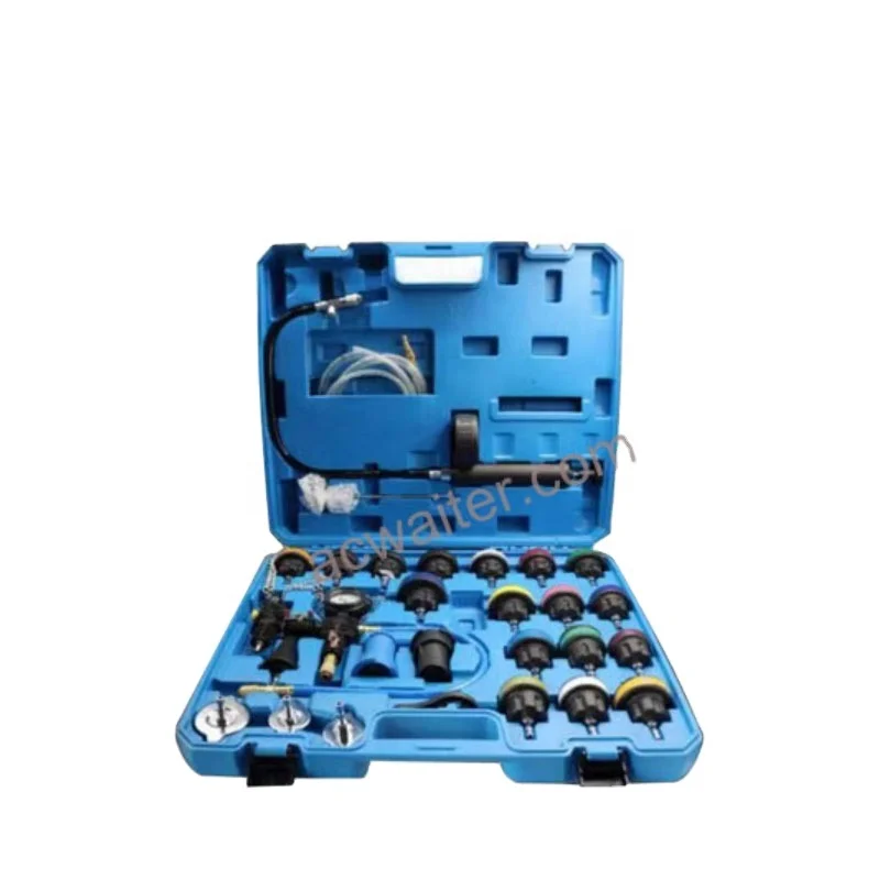 28pcs Air Conditioner Tool Universal Radiator Pressure Tester Kit Cooling System Tester Leak Tester
28pcs Air Conditioner Tool Universal Radiator Pressure Tester Kit Cooling System Tester Leak Tester