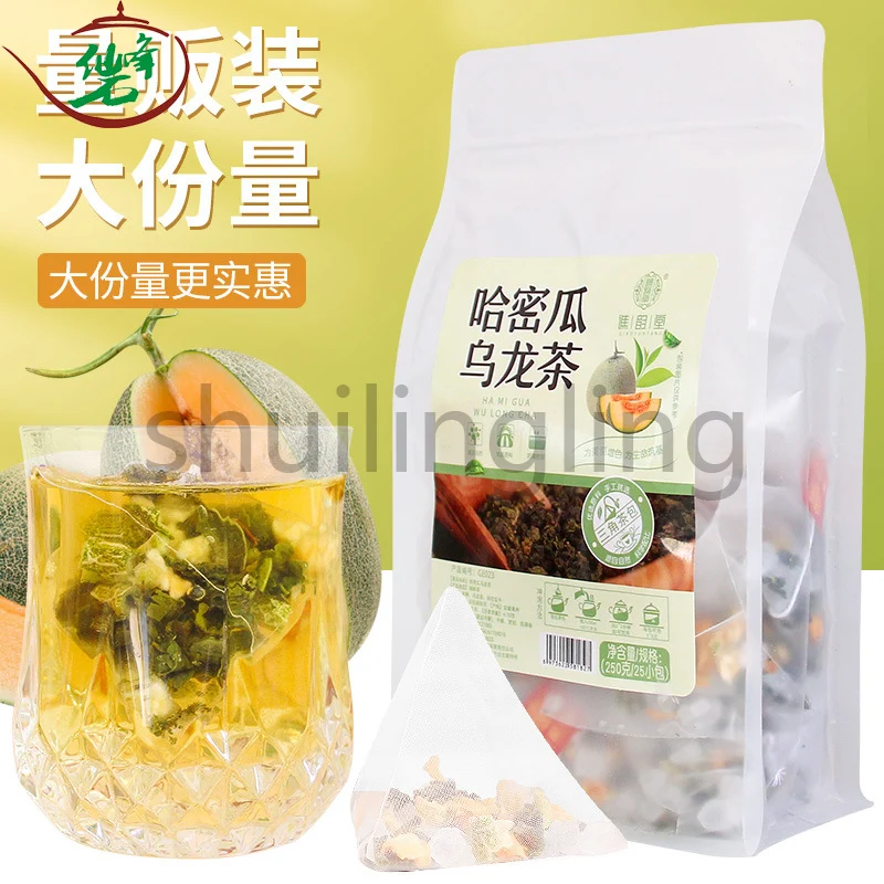 250G / 25 Bags Hami Melon Oolong Tea Triangle Bag Fruit Cold Water Tea Fruit Tea Combined Health Flower Tea
250G / 25 Bags Hami Melon Oolong Tea Triangle Bag Fruit Cold Water Tea Fruit Tea Combined Health Flower Tea