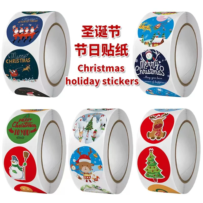 500Pcs Christmas Tree Santa Claus Merry Christmas Stickers 2.5cm Gift Sealing Stickers Holiday Candy Bag Box Decoration Labels
500Pcs Christmas Tree Santa Claus Merry Christmas Stickers 2.5cm Gift Sealing Stickers Holiday Candy Bag Box Decoration Labels