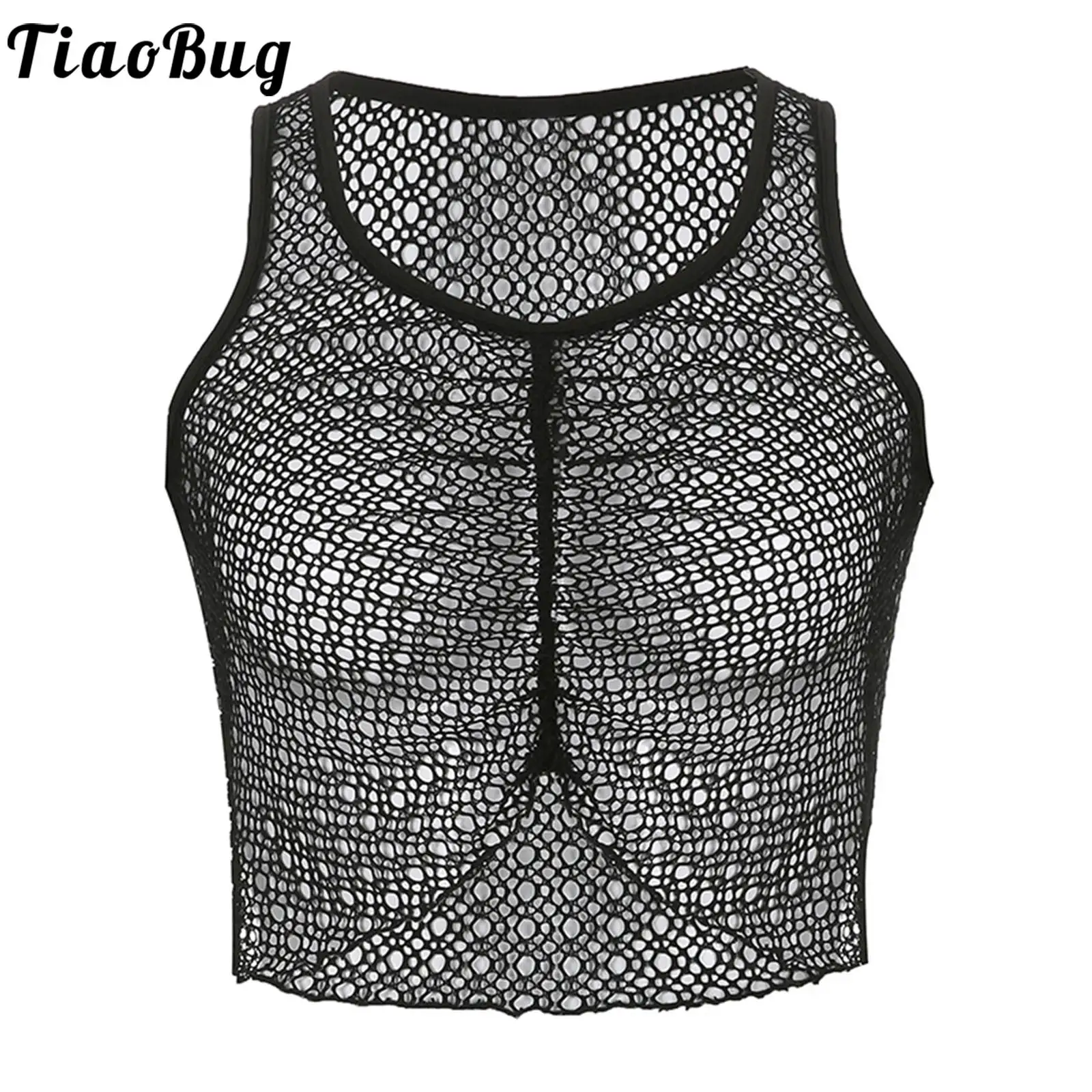 Женские Модные прозрачные футболки Tiaobug с рюшами, асимметричный подол, дышащие кроп-топы без рукавов для ночного выхода
Женские Модные прозрачные футболки Tiaobug с рюшами, асимметричный подол, дышащие кроп-топы без рукавов для ночного выхода