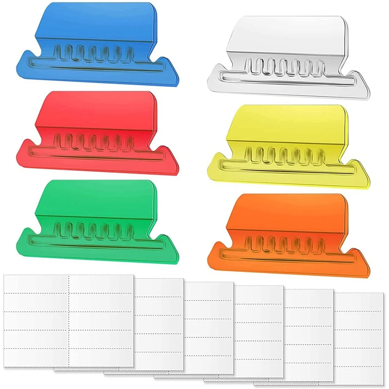 60 Sets Hanging File Tabs And Inserts,Colorful File Folder Labels Filing Tabs For File Identification, Easy To Read
60 Sets Hanging File Tabs And Inserts,Colorful File Folder Labels Filing Tabs For File Identification, Easy To Read