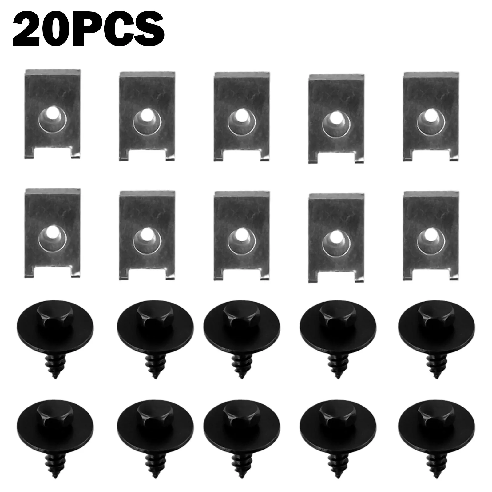 20/40Pcs U Nut Hex Screw For BMW Speed Fastener Undertray Sheet Metal Clip Fixing Car Auto Body Exterior Styling Trim
20/40Pcs U Nut Hex Screw For BMW Speed Fastener Undertray Sheet Metal Clip Fixing Car Auto Body Exterior Styling Trim