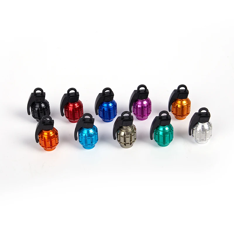 1PC Grenad Tire Valve Caps for Car Motorcycle Bike Aluminum Valve Stem Caps for American Valves Car-styling Parts Accessories
1PC Grenad Tire Valve Caps for Car Motorcycle Bike Aluminum Valve Stem Caps for American Valves Car-styling Parts Accessories