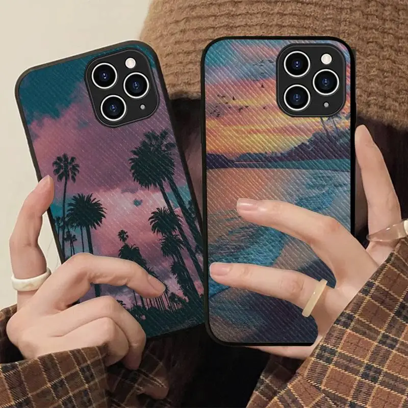 Dusk Beach Sunset Phone Case Hard Leather Case for iPhone 11 12 13 Mini Pro Max 8 7 Plus SE 2020 X XR XS Coque
Dusk Beach Sunset Phone Case Hard Leather Case for iPhone 11 12 13 Mini Pro Max 8 7 Plus SE 2020 X XR XS Coque