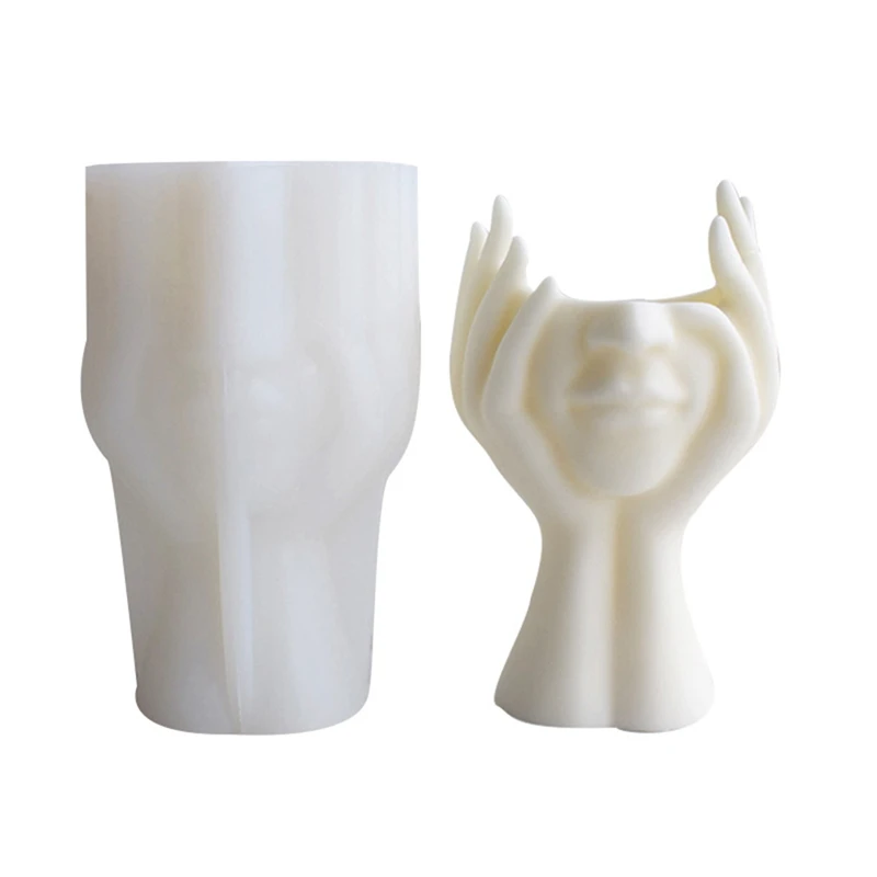 BMDT-DIY Hand Holding Face Vase, Silicone Mold Abstract Vase Art Design Mold, Home Unique Style Vase
BMDT-DIY Hand Holding Face Vase, Silicone Mold Abstract Vase Art Design Mold, Home Unique Style Vase