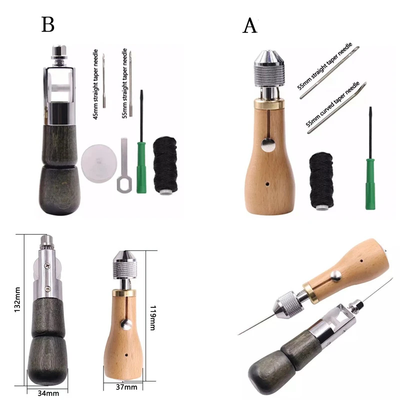 Professional Leather Craft Tools Kit Hand Sewing Stitching Punch Carving Work Saddle Set Accessories DIY Tool Set 
Professional Leather Craft Tools Kit Hand Sewing Stitching Punch Carving Work Saddle Set Accessories DIY Tool Set