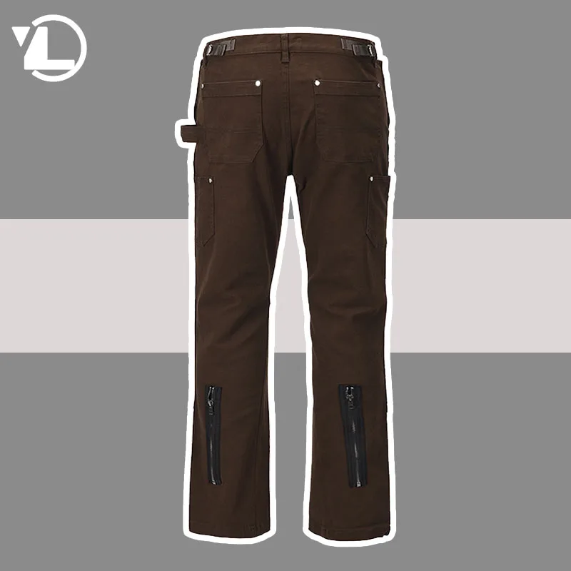 Back Ankle Zipper Jeans Men High Street Retro Washed Straight Flare Denim Pants Male Brown Hip Hop Spliced Loose Cargo Trousers
Back Ankle Zipper Jeans Men High Street Retro Washed Straight Flare Denim Pants Male Brown Hip Hop Spliced Loose Cargo Trousers