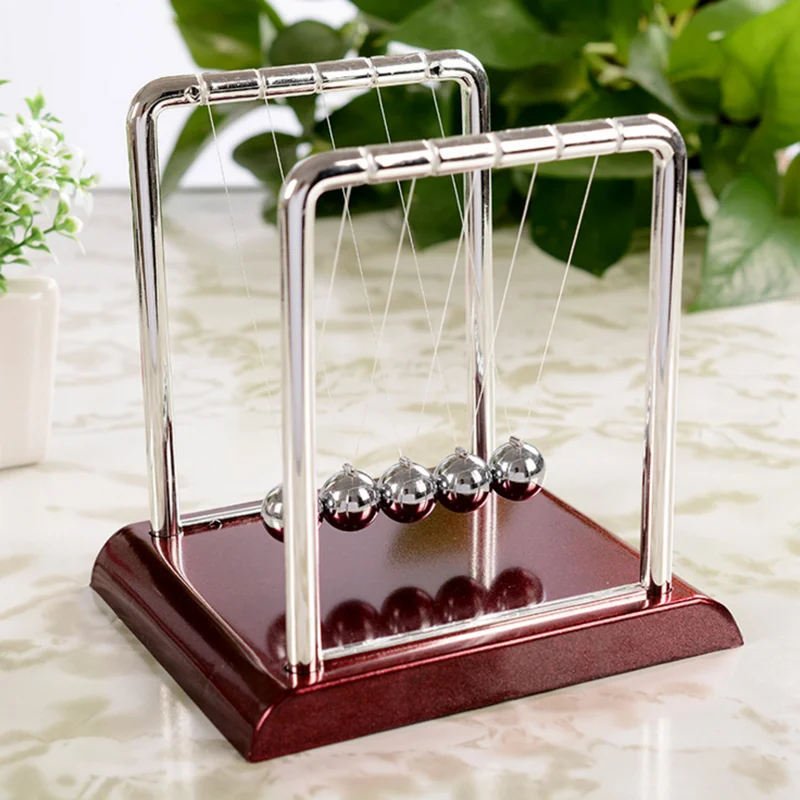 

Newton's Cradle Physics Science Pendulum Kids Toys Metal Balance Ball Educational Juguetes Children Antistress Games Desk Decor