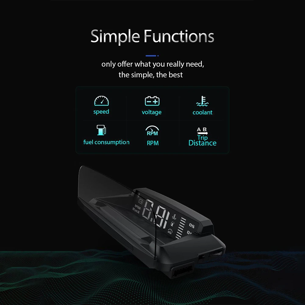 2023 HUD Mirror Head Up Display OBD2 Speed Projector Overspeed RPM Voltage Cars In OBDII Standard For CAN For KLINE
2023 HUD Mirror Head Up Display OBD2 Speed Projector Overspeed RPM Voltage Cars In OBDII Standard For CAN For KLINE