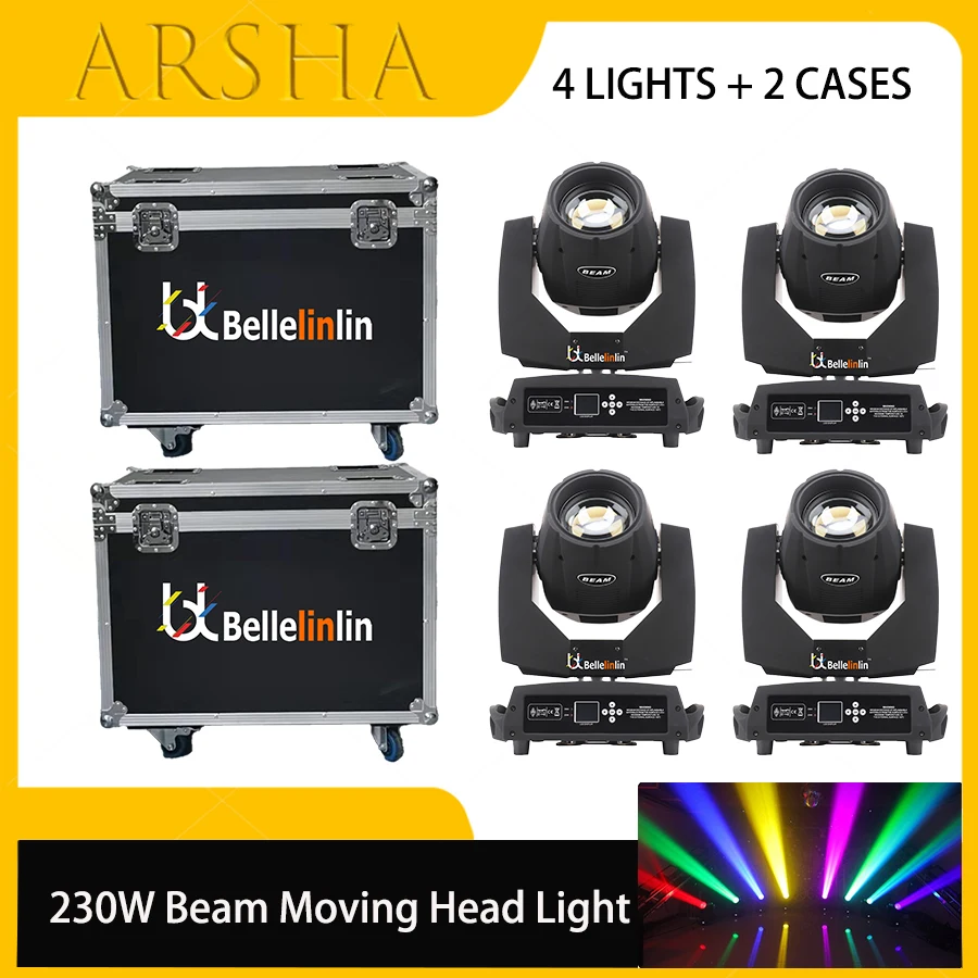 4 шт. Lyre Beam 230 Вт 7R движущийся головной свет с 2 фонариками 7r Sharpy Beam 230 сценисветильник свет для дискотеки Мощность кукуруза 230 Вт DJ Movin
4 шт. Lyre Beam 230 Вт 7R движущийся головной свет с 2 фонариками 7r Sharpy Beam 230 сценисветильник свет для дискотеки Мощность кукуруза 230 Вт DJ Movin