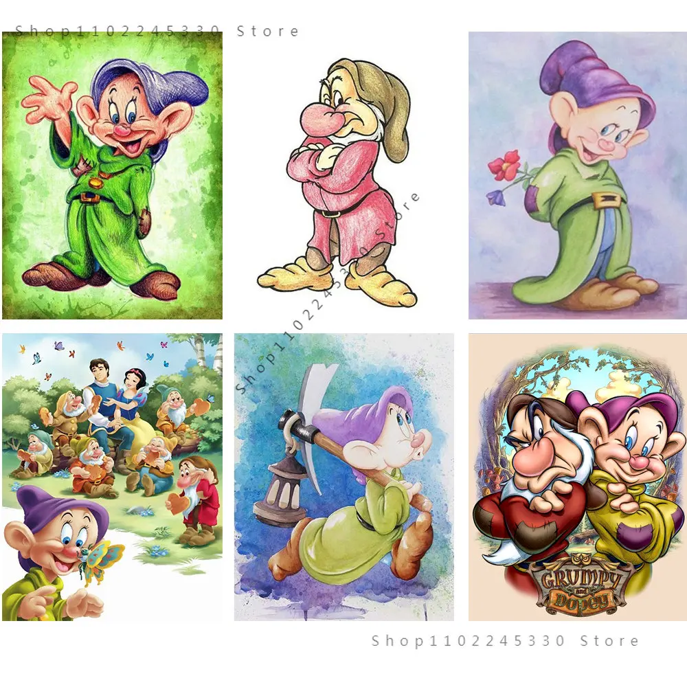 Картина из мультфильма «Белоснежка и семь гномов» Disney, холст для украшения дома, плакаты и принты, настенное искусство, декор для гостиной
Картина из мультфильма «Белоснежка и семь гномов» Disney, холст для украшения дома, плакаты и принты, настенное искусство, декор для гостиной