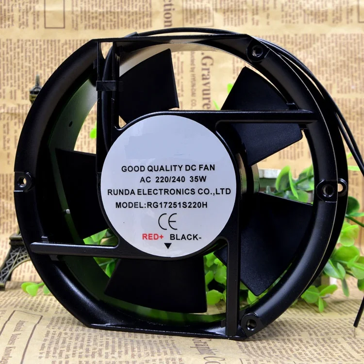 New original RG17251S220H 220/240V 35W 17251 2-wire heat-resistant cooling fan
New original RG17251S220H 220/240V 35W 17251 2-wire heat-resistant cooling fan