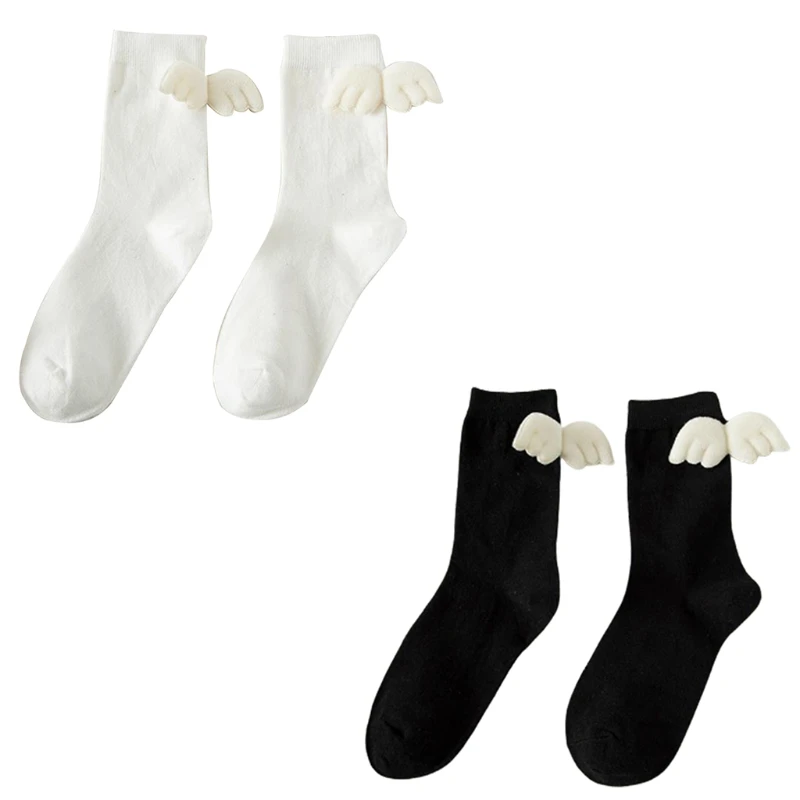 Japanese Women Sweet Angel Wings Socks Harajuku Student Black White Cotton Princess drop shipping
Japanese Women Sweet Angel Wings Socks Harajuku Student Black White Cotton Princess drop shipping