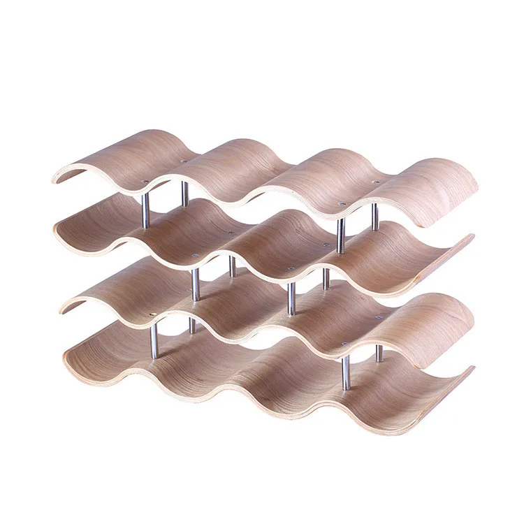 Wooden Wave Wine Rack/Creative Home Grape Shelf Wine Cabinet/Solid Wood Bottle
Wooden Wave Wine Rack/Creative Home Grape Shelf Wine Cabinet/Solid Wood Bottle