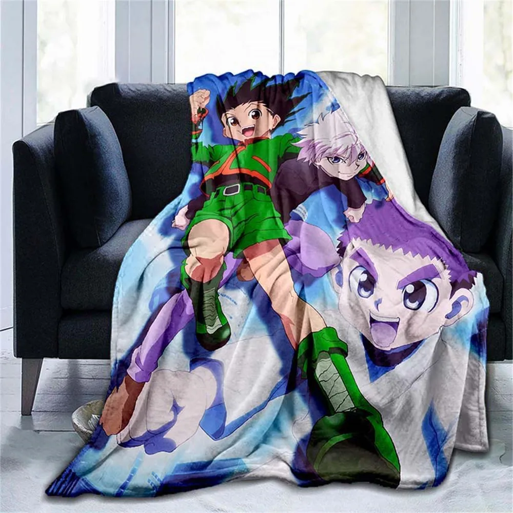 CLOOCL Hot Anime Blankets Hunter X Hunter 3D Printed Throw Blanket Soft Flannel Blanket For Bed Thin Portable Quilts 180X150CM
CLOOCL Hot Anime Blankets Hunter X Hunter 3D Printed Throw Blanket Soft Flannel Blanket For Bed Thin Portable Quilts 180X150CM