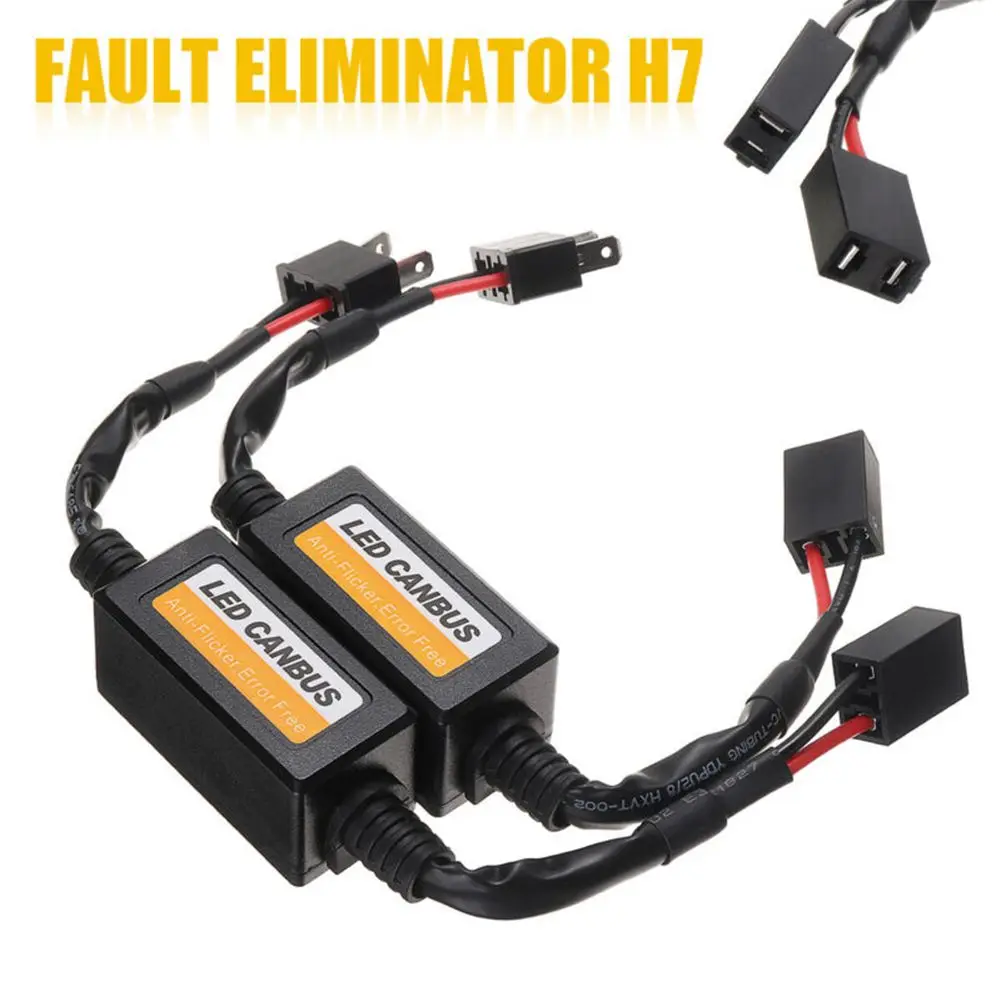 2pcs Car Decoders For H7 Fog Light Headlight LED Canbus Decoders Accessories 9V-16V 30cm Lamp Decorder Trim
2pcs Car Decoders For H7 Fog Light Headlight LED Canbus Decoders Accessories 9V-16V 30cm Lamp Decorder Trim
