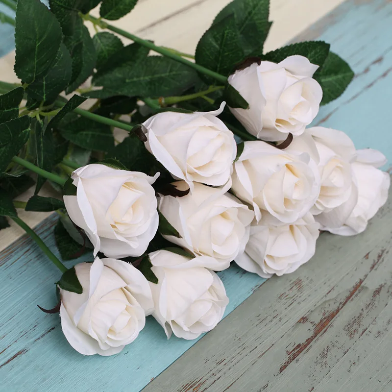 5PCS / 10PCS Beautiful White Silk Rose Artificial Flowers Wedding Home Dining Table Decoration Long Bouquet Valentine's Day Gift
5PCS / 10PCS Beautiful White Silk Rose Artificial Flowers Wedding Home Dining Table Decoration Long Bouquet Valentine's Day Gift