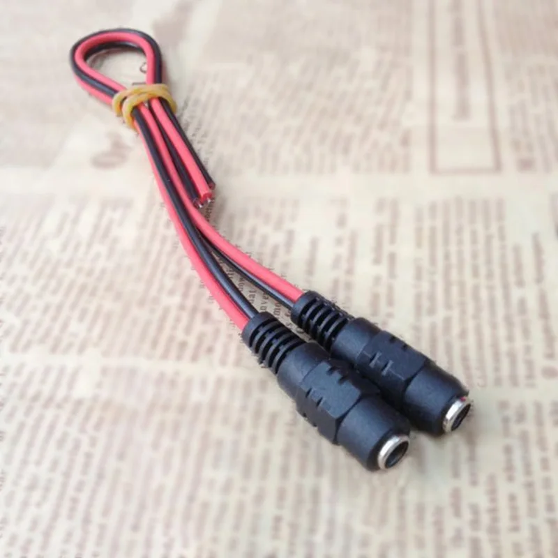 10pcs/Lot DC12V 5.5x2.1mm Male/Female DC Power Socket Jack Connector Cable Plug Wire For Cctv Camera Connector Tail Extension
10pcs/Lot DC12V 5.5x2.1mm Male/Female DC Power Socket Jack Connector Cable Plug Wire For Cctv Camera Connector Tail Extension