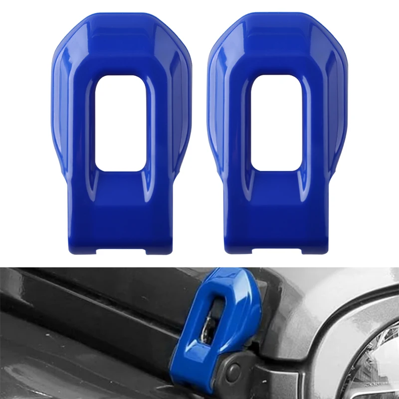 Для Jeep Wrangler JL JLU Gladiator JT 2018-2023: Декоративные накладки на замки капота из АБС-пластика с эффектом карбона
Для Jeep Wrangler JL JLU Gladiator JT 2018-2023: Декоративные накладки на замки капота из АБС-пластика с эффектом карбона