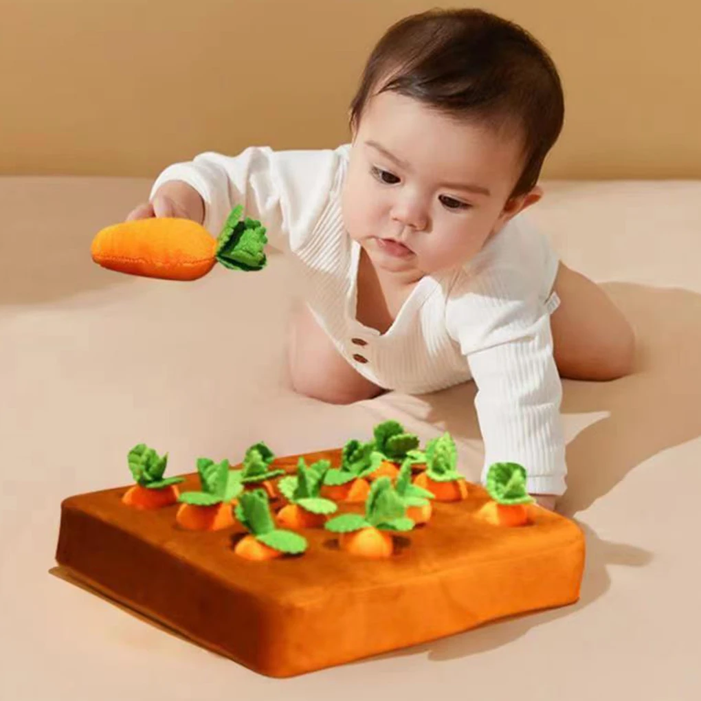 Daycare Children Adorable Soft Carrot Plush Toy Bedroom Kids Early Educational Pet Biting Toys Birthday Gift 4 Holes 
Daycare Children Adorable Soft Carrot Plush Toy Bedroom Kids Early Educational Pet Biting Toys Birthday Gift 4 Holes