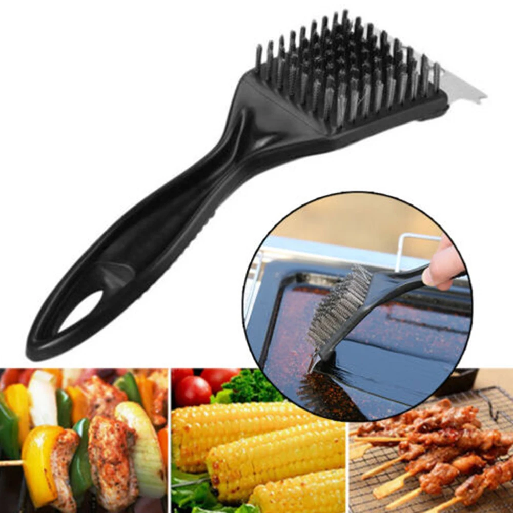 20cmx7.2cm Plastic Barbecue Oven Cleaner BBQ Grill Kitchen Hand Tools Accesories Scraper Remover Metal Cleaning Steel Wire Brush
20cmx7.2cm Plastic Barbecue Oven Cleaner BBQ Grill Kitchen Hand Tools Accesories Scraper Remover Metal Cleaning Steel Wire Brush