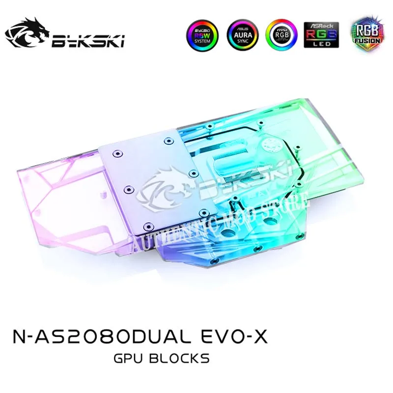 Bykski N-AS2080DUAL EVO-X Full Coverage GPU Water Block For ASUS DUAL 2080/2070S-8G EVO Graphics Card,VGA Heatsink Cooler
Bykski N-AS2080DUAL EVO-X Full Coverage GPU Water Block For ASUS DUAL 2080/2070S-8G EVO Graphics Card,VGA Heatsink Cooler