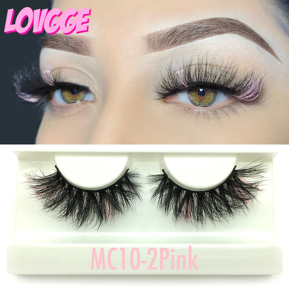 LOVGGE Cute Pop Color Light Pink Mink Natural Lashes Wholesale Vendor Wispy Fluffy Glam Luxury Two Toned Colored Eyelash
LOVGGE Cute Pop Color Light Pink Mink Natural Lashes Wholesale Vendor Wispy Fluffy Glam Luxury Two Toned Colored Eyelash