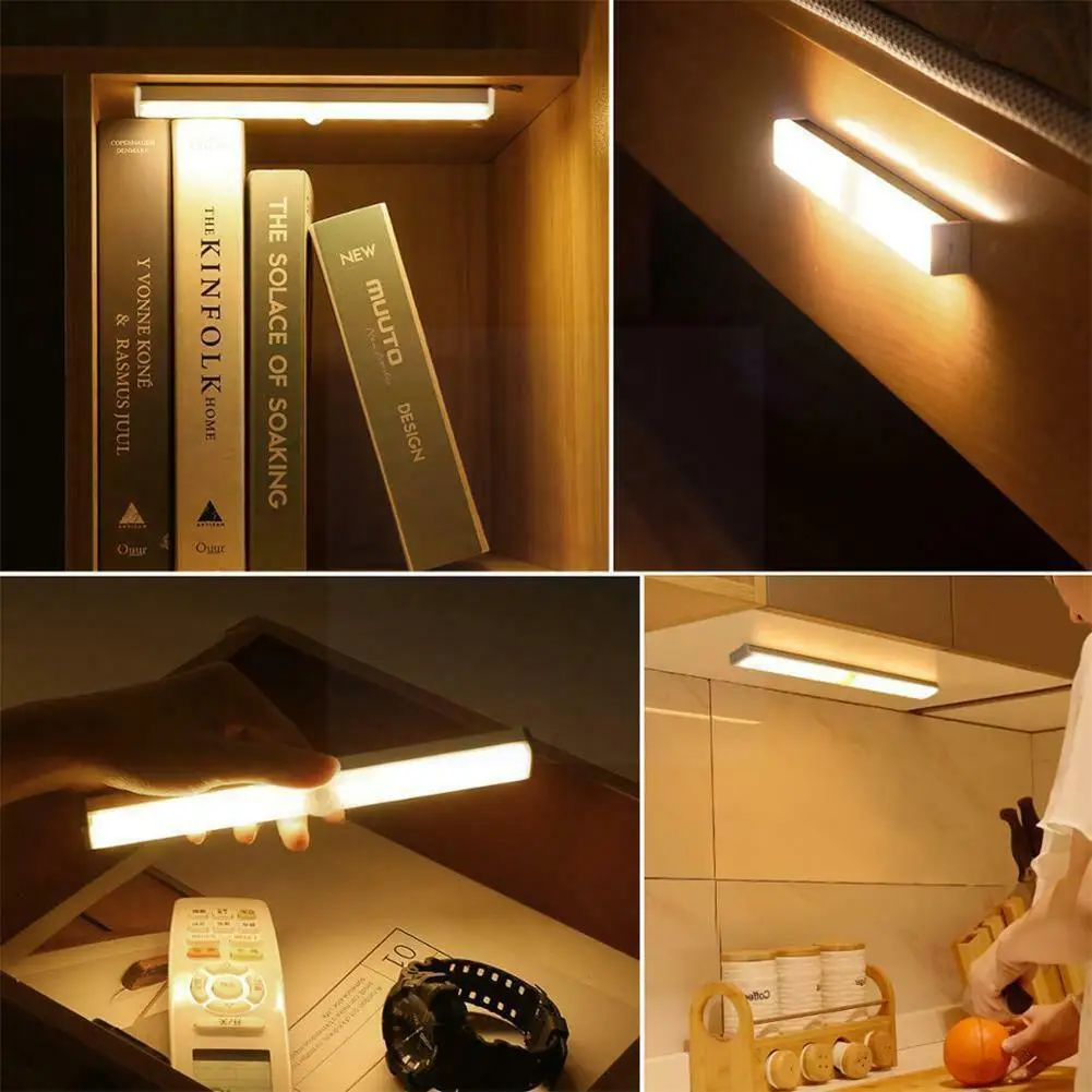 6 10 14 20 Leds Motion Sensor Closet Light Under Cabinet Night Charging Wall Bedroom Kitchen Light Strip Magnetic Lamp With S7f9
6 10 14 20 Leds Motion Sensor Closet Light Under Cabinet Night Charging Wall Bedroom Kitchen Light Strip Magnetic Lamp With S7f9