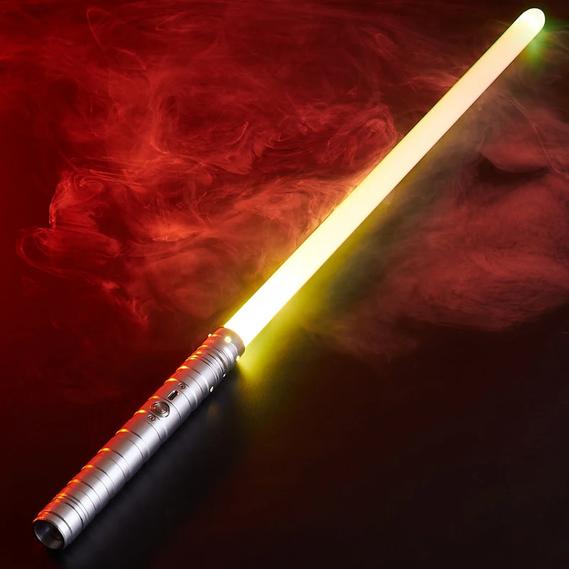

78cm RGB Metal Laser Sword 2-in-1 Lightsaber 7 Color Variations Sound Cosplay Character Prop Toys Hobbies Child Birthda